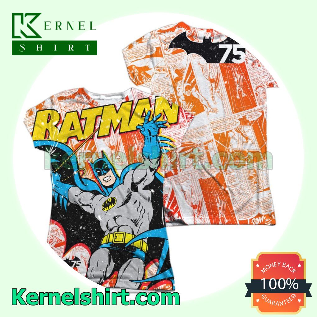 Batman 75 Panels Birthday Shirts
