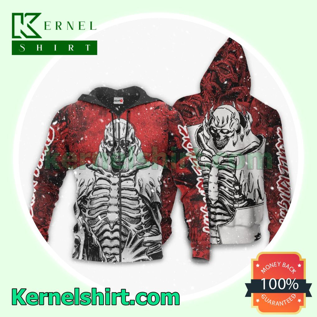 Berserk Skull Knight Custom Berserk Anime Fans Gift Hoodie Sweatshirt Button Down Shirts
