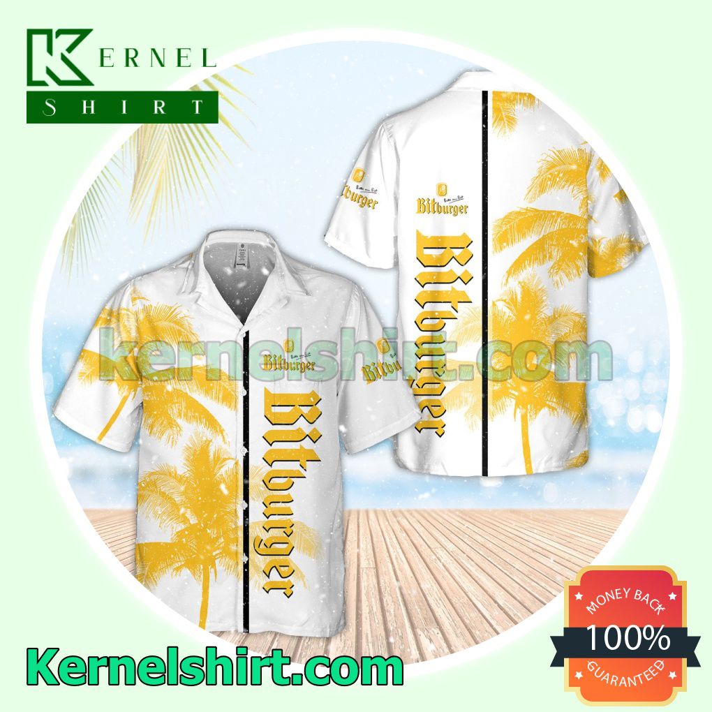 Hennessy Palm Tree White Yellow Aloha Beach Hawaiian Shirt