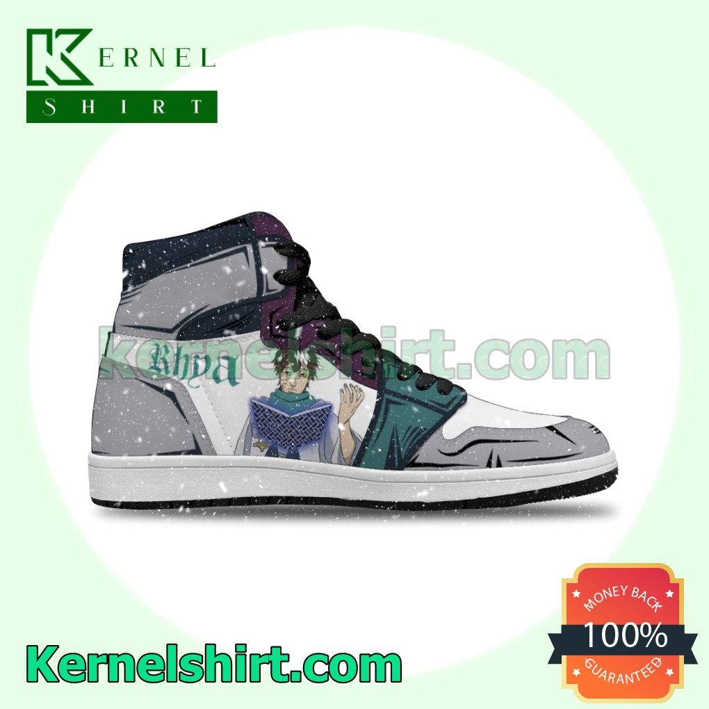 Black Clover Third Eye Rhya Nike Air Jordan 1 Shoes Sneakers a