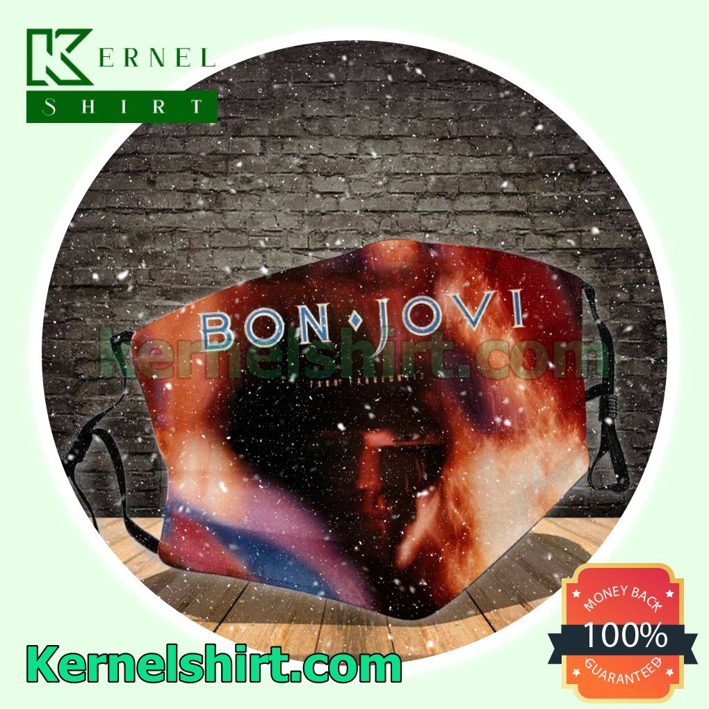 Bon Jovi 7800 Fahrenheit Album Cover Washable Mask