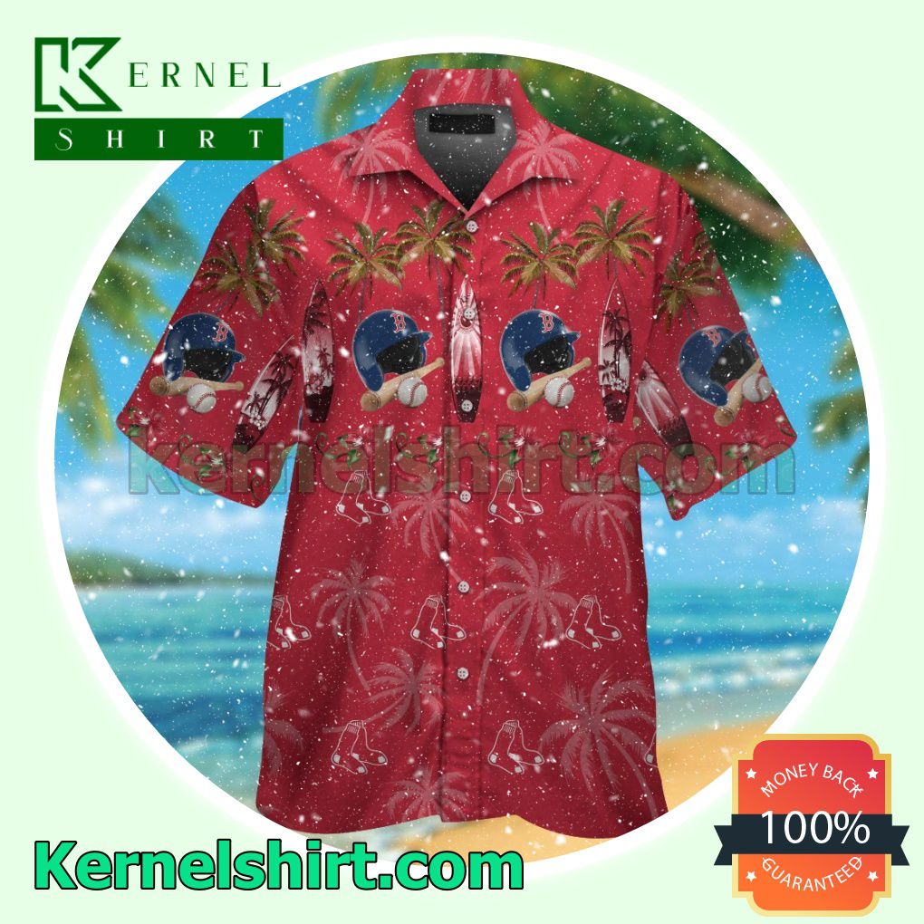 Boston Red Sox Summer Hawaiian Shirt