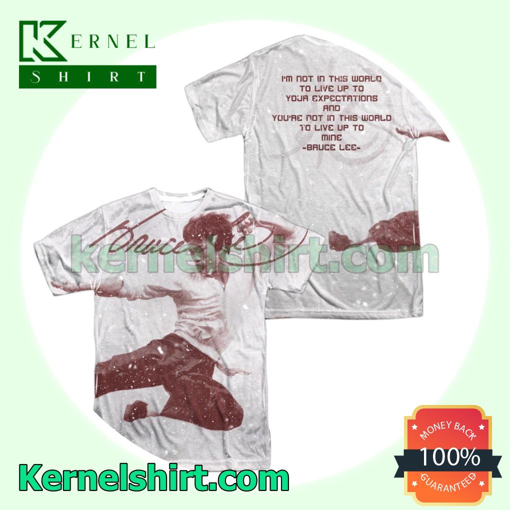 Bruce Lee Expectations Birthday Shirts