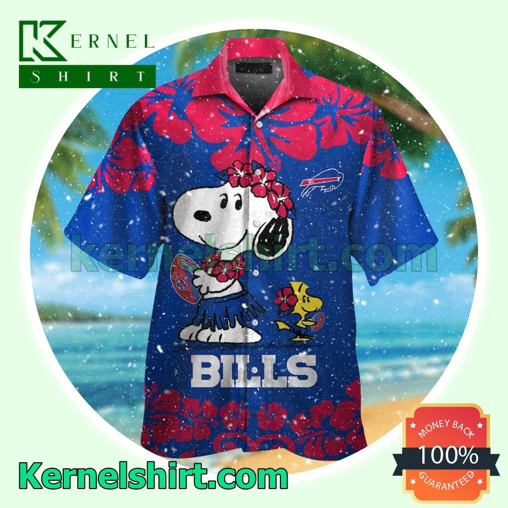 Buffalo Bills & Snoopy Summer Hawaiian Shirt