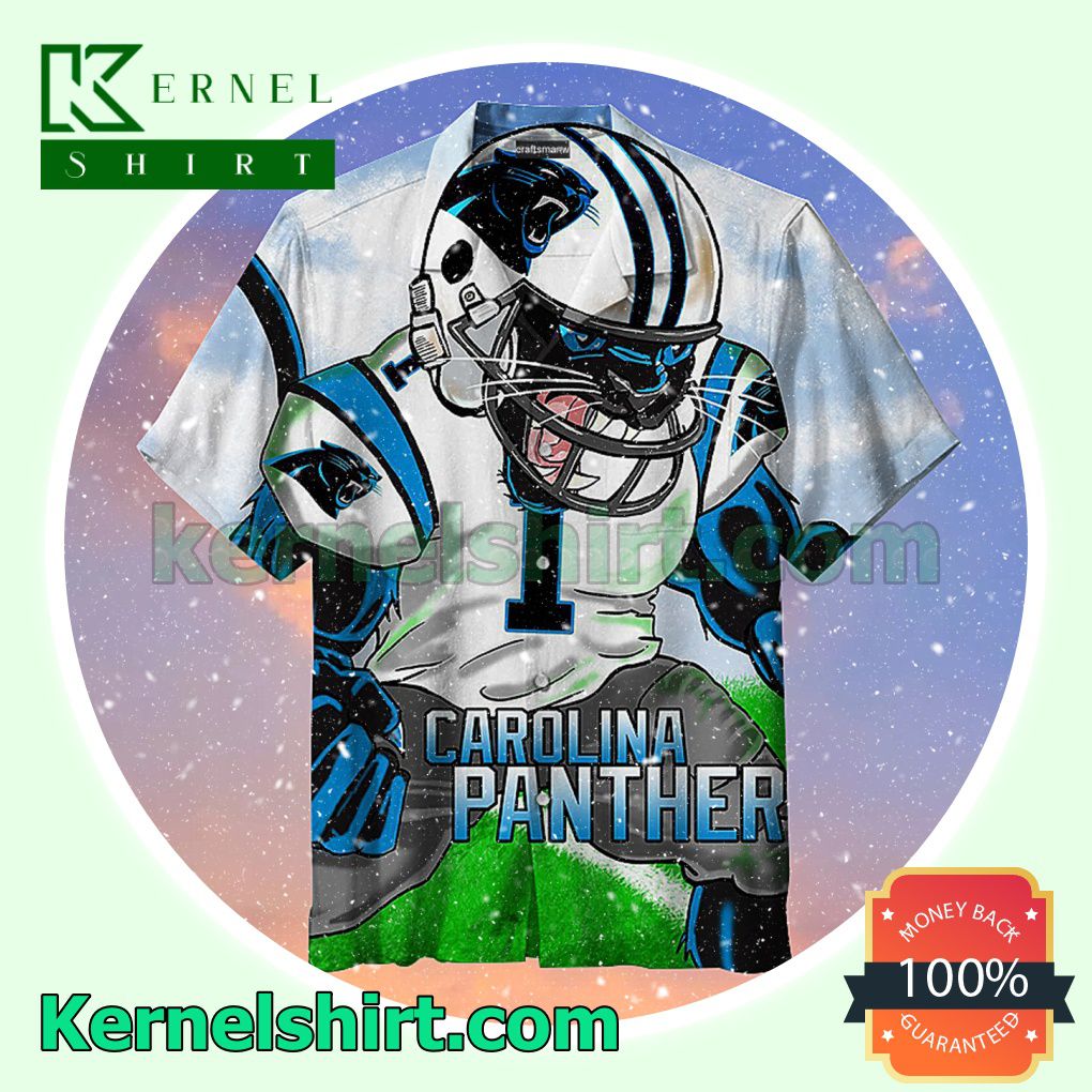 Carolina Panthers Sir Purr 1 Beach Shirt