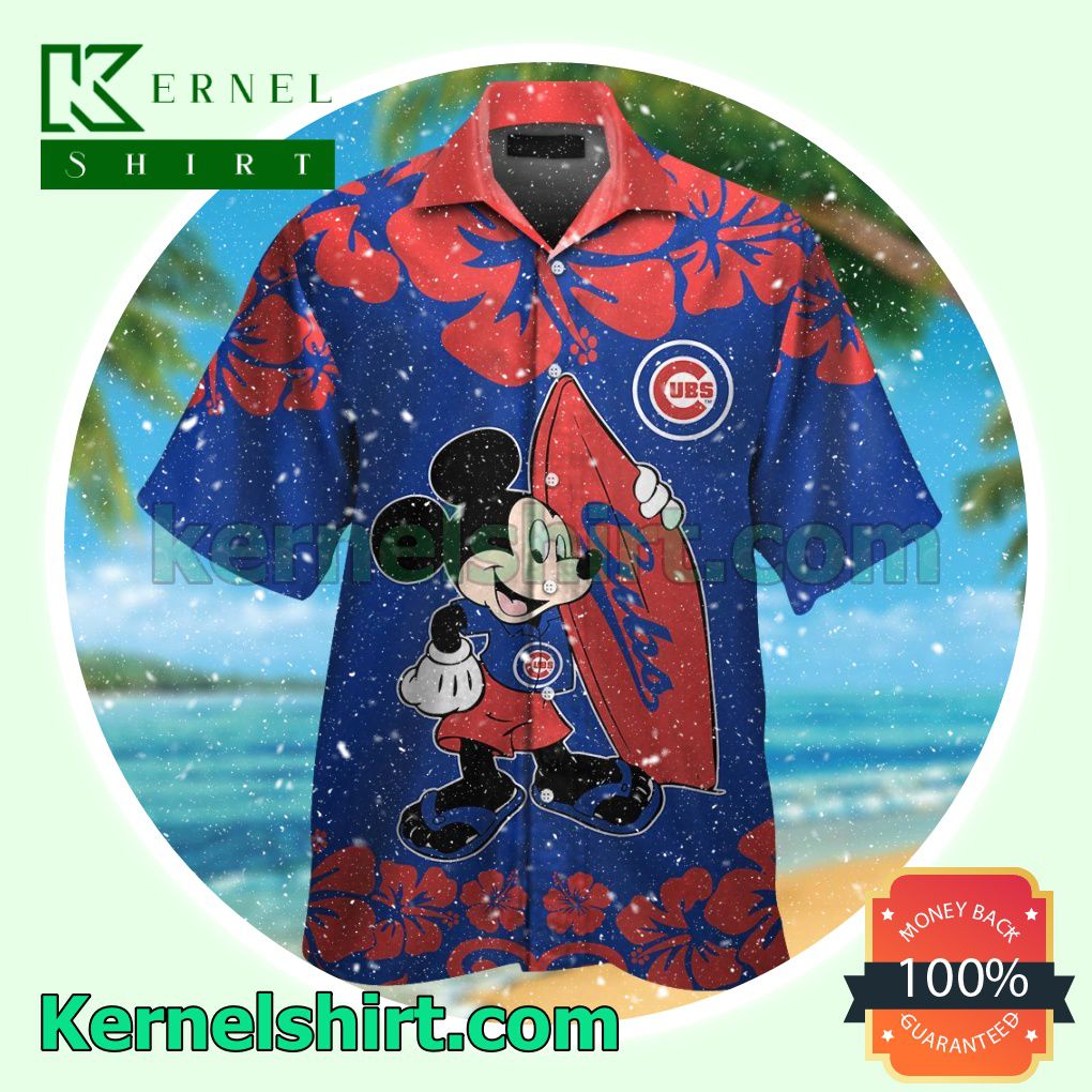 Chicago Cubs Mickey Mouse Summer Hawaiian Shirt