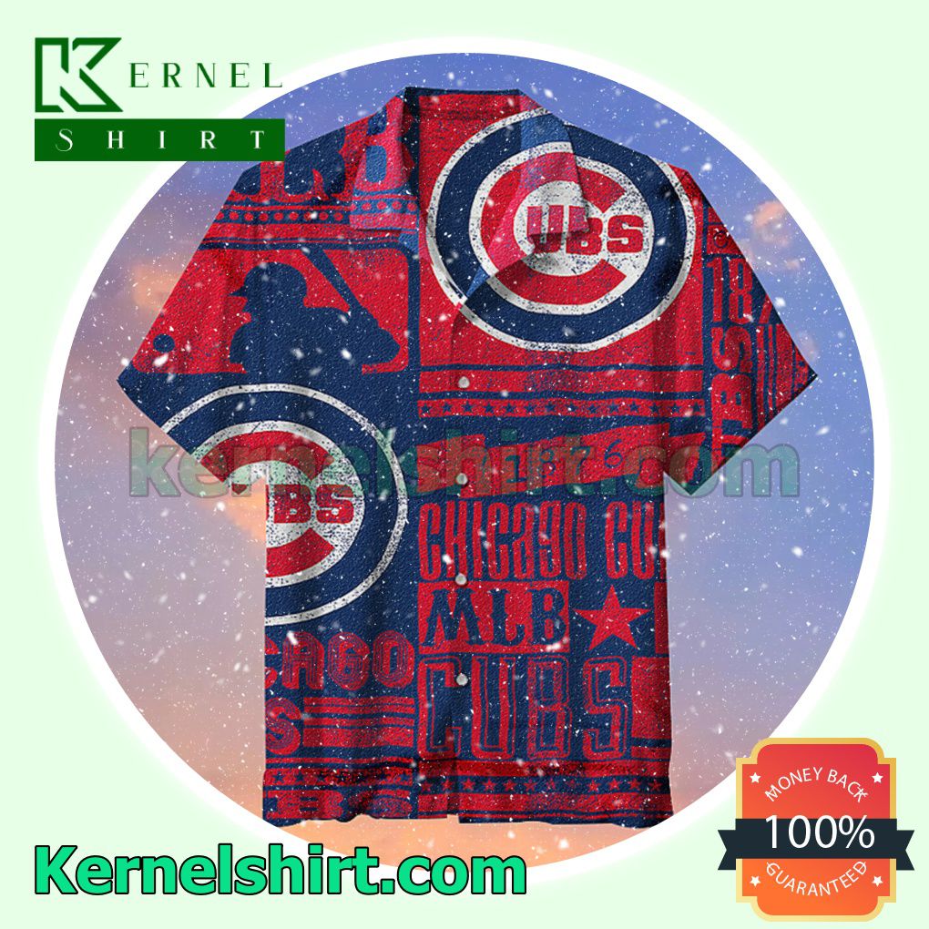 Chicago Cubs Mlb 1876 Beach Shirt