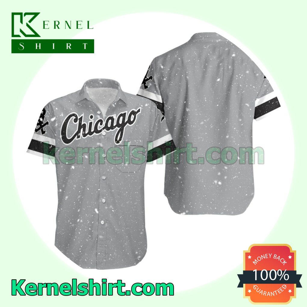 Chicago White Sox Mlb Dark Grey Beach Shirt