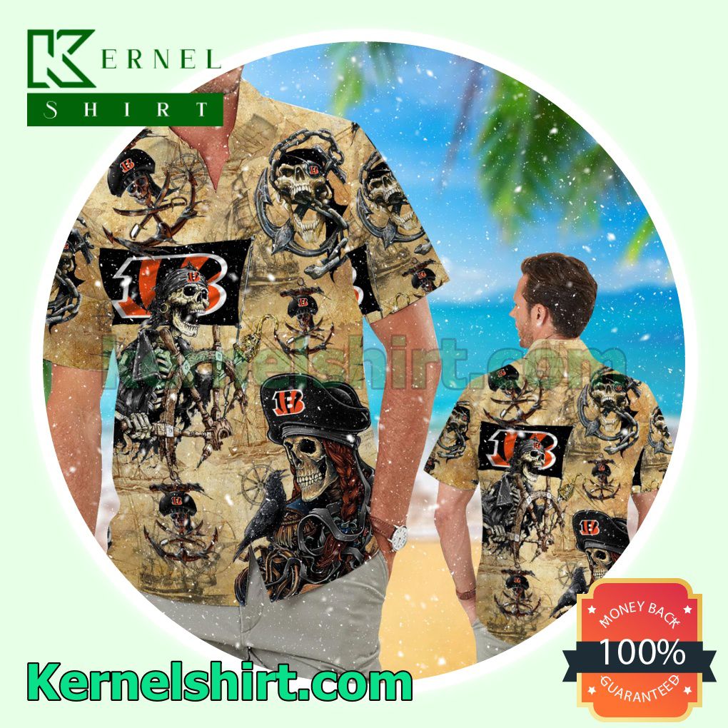 Cincinnati Bengals Pirates Summer Hawaiian Shirt