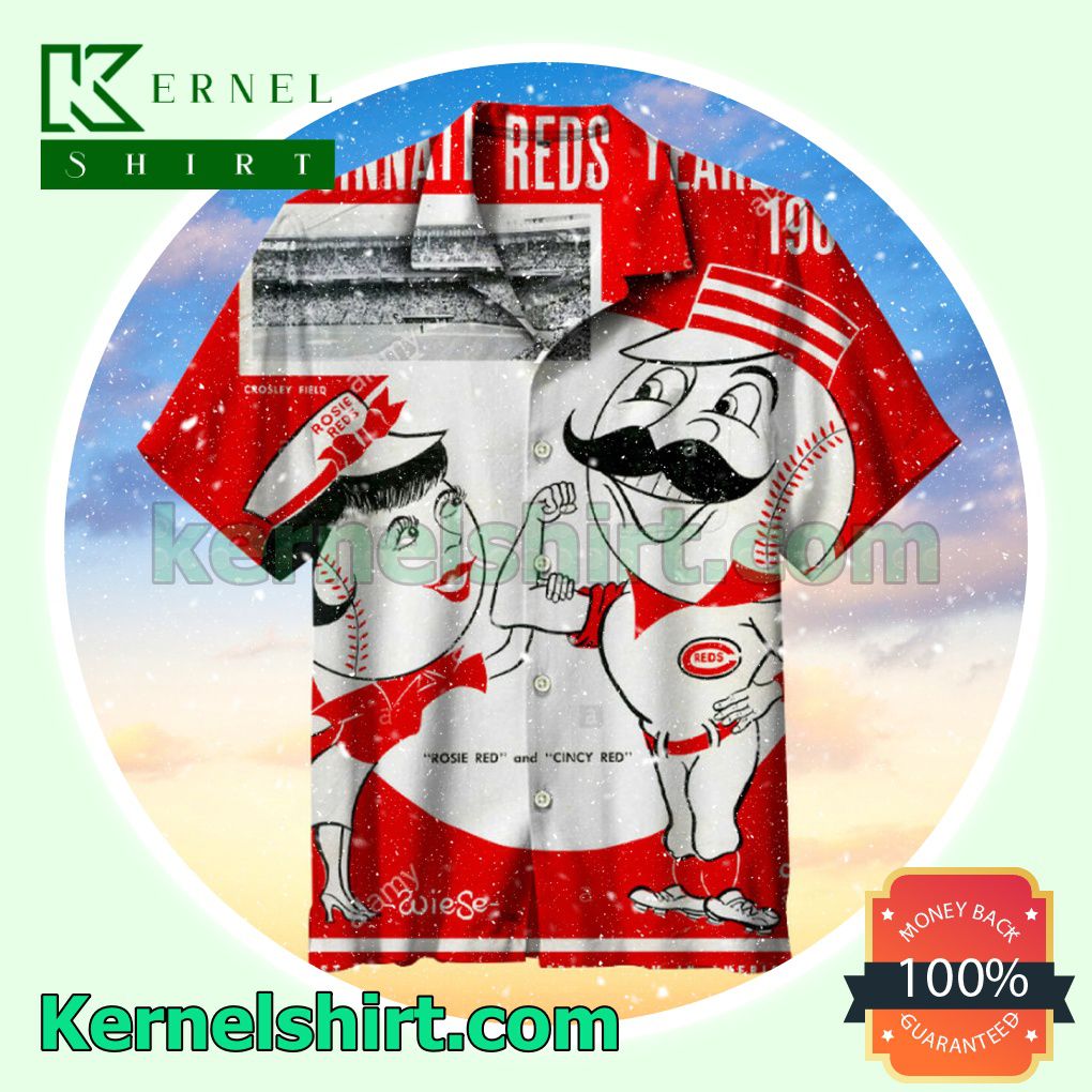 Cincinnati Reds Rosie Red And Cincy Red Beach Shirt