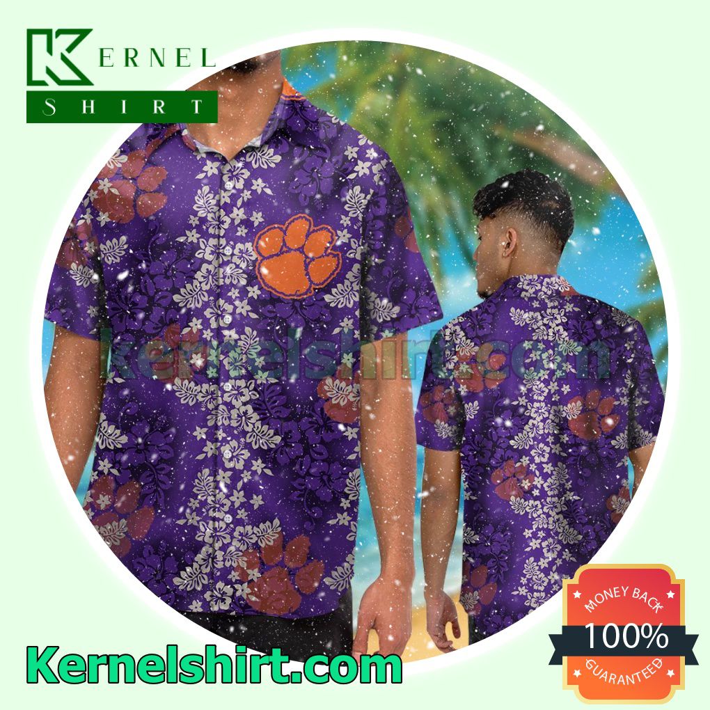 Clemson Tigers Summer Hawaiian Shirt