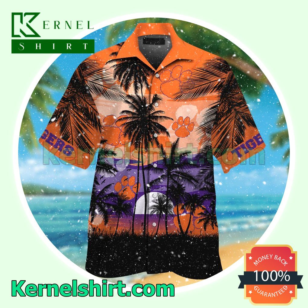 Clemson Tigers Tropical Summer Hawaiian Shirt