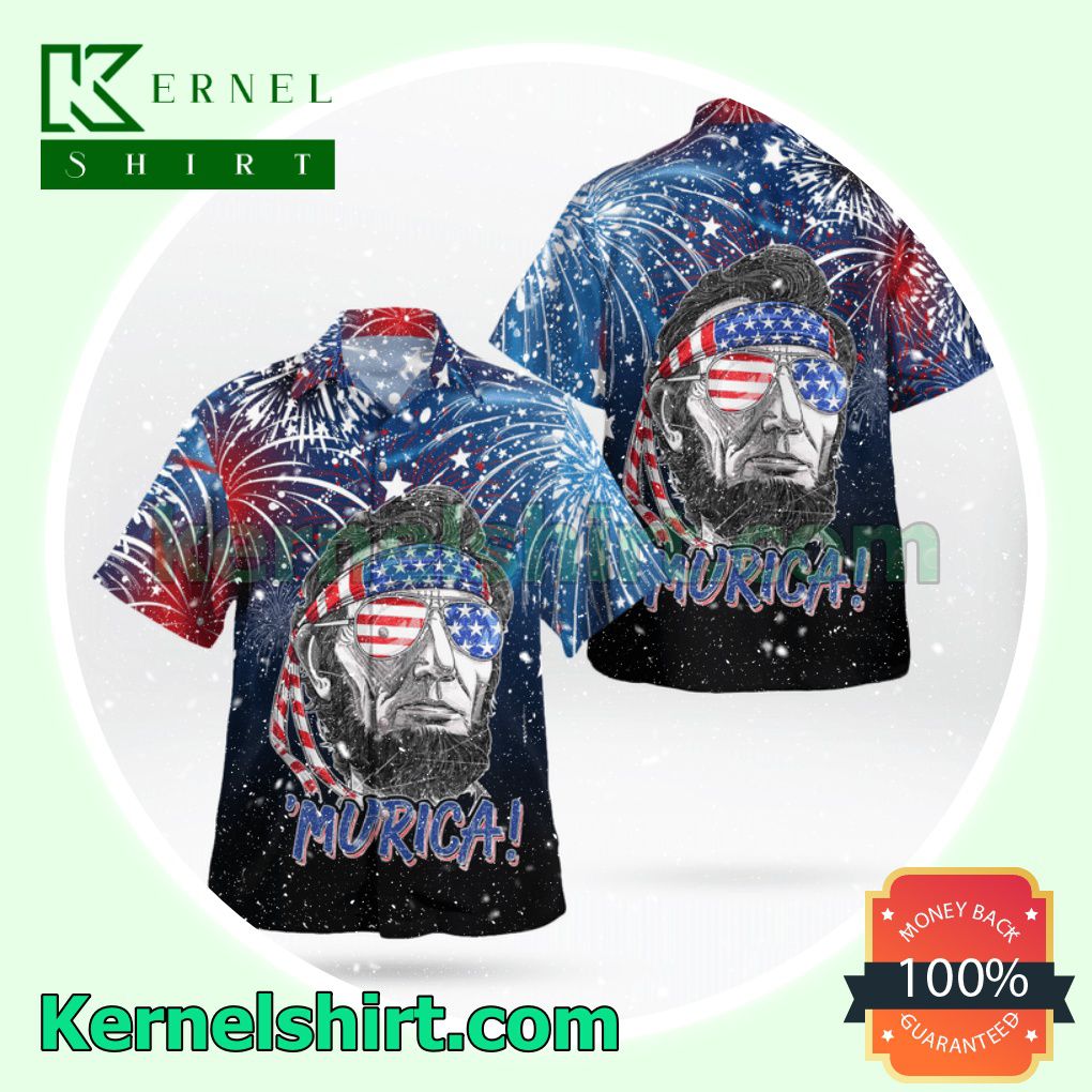 Cool American Murica Independence Beach Shirts