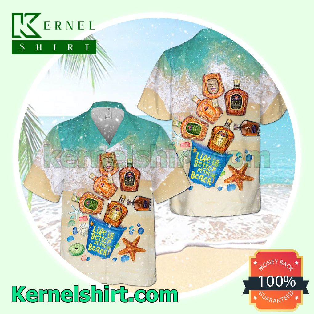 Crown Royal Collections Aloha Beach Hawaiian Shirt