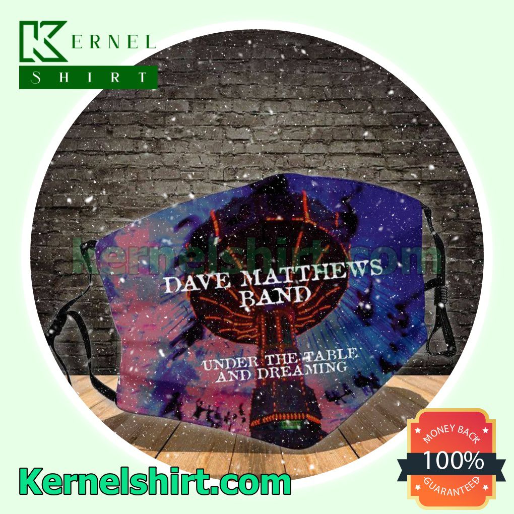 Dave Matthews Band Under The Table And Dreaming Album Cover Washable Mask