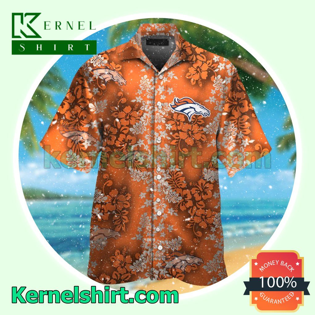 Denver Broncos Summer Hawaiian Shirt