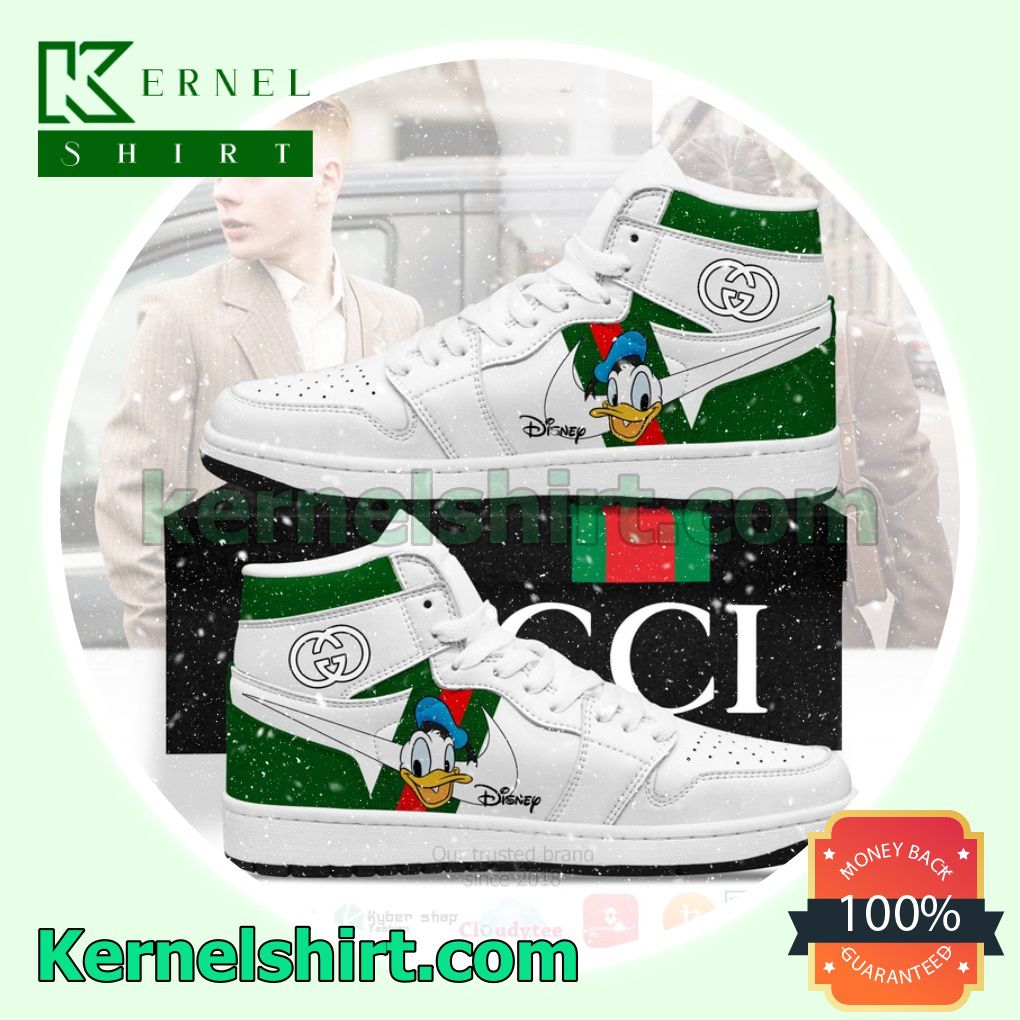 accidente complejidad ciclo Disney Gucci Nike Ace Donald Duck Form Nike Air Jordan 1 Shoes Sneakers -  Shop trending fashion in USA and EU