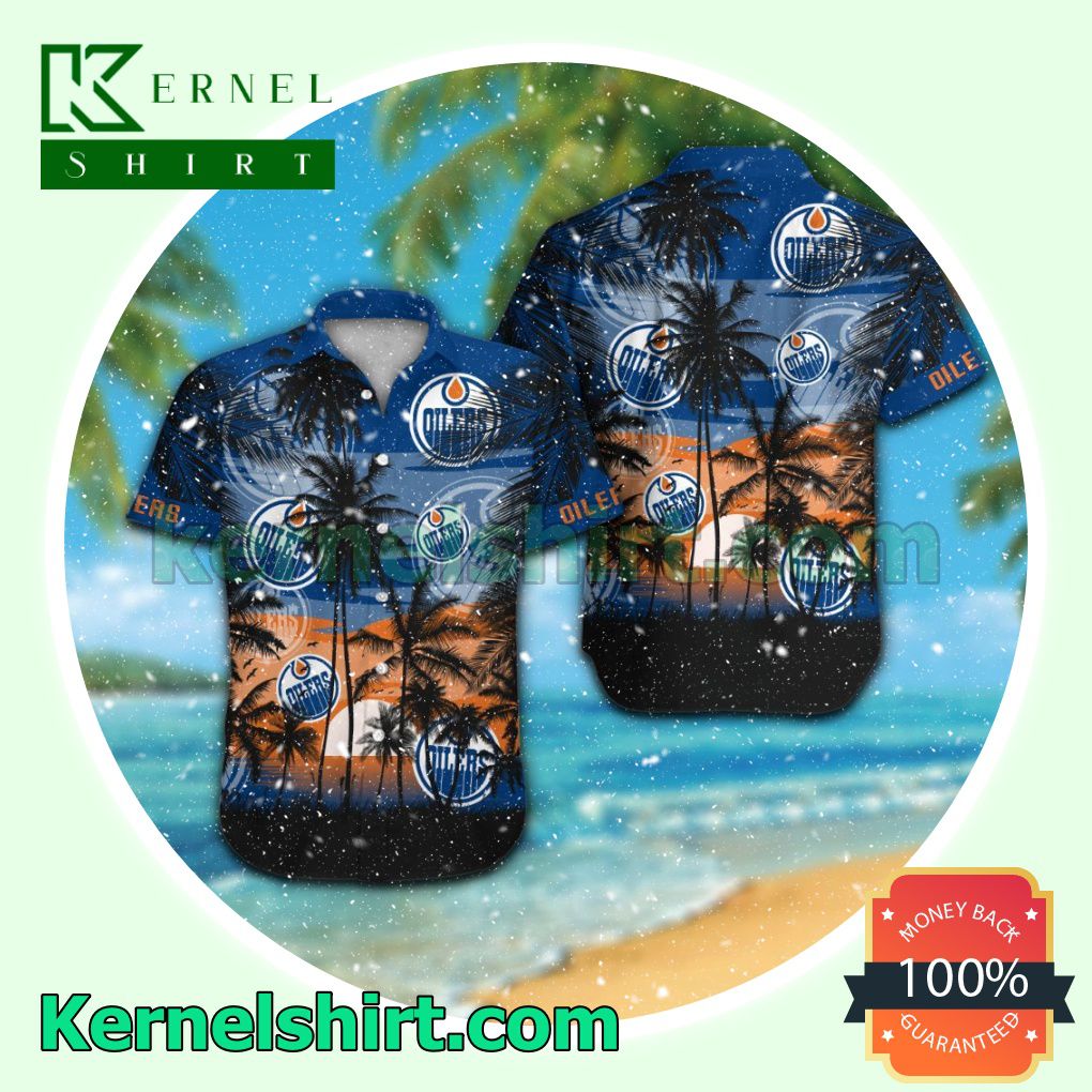 Edmonton Oilers Summer Hawaiian Shirt