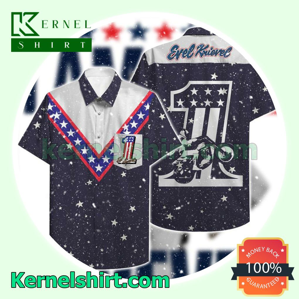 Evel Knievel 1 Stars Beach Shirt