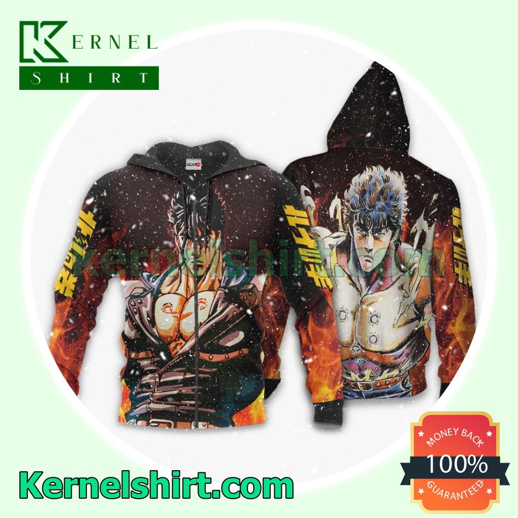 Fist of the North Star Custom Anime Fans Gift Hoodie Sweatshirt Button Down Shirts