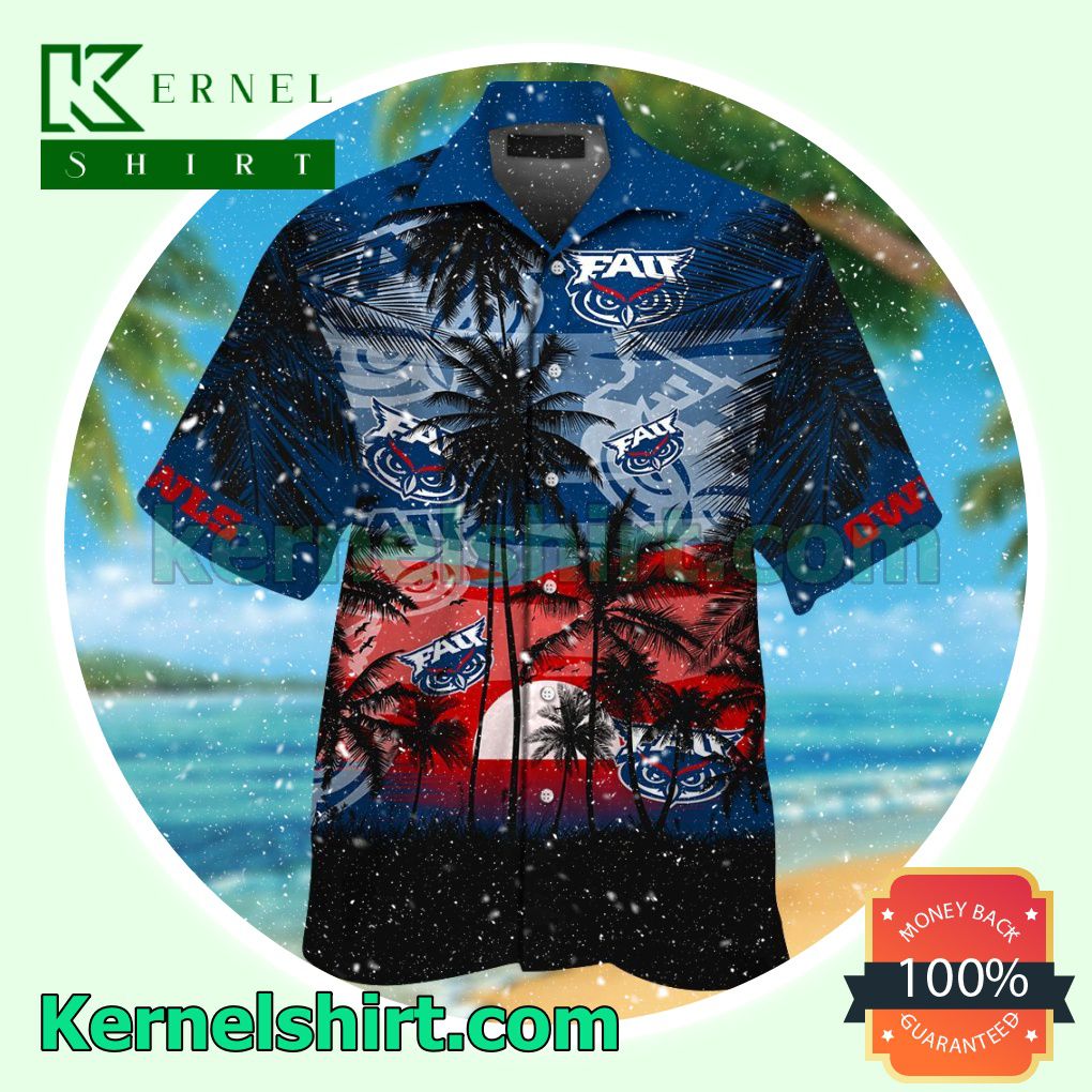 Florida Atlantic Owls Summer Hawaiian Shirt