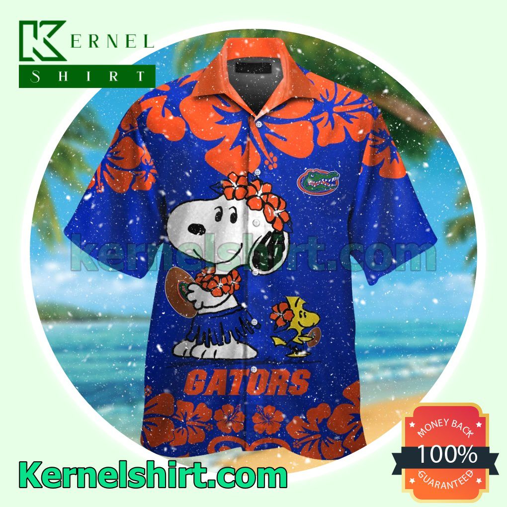 Florida Gators & Snoopy Summer Hawaiian Shirt