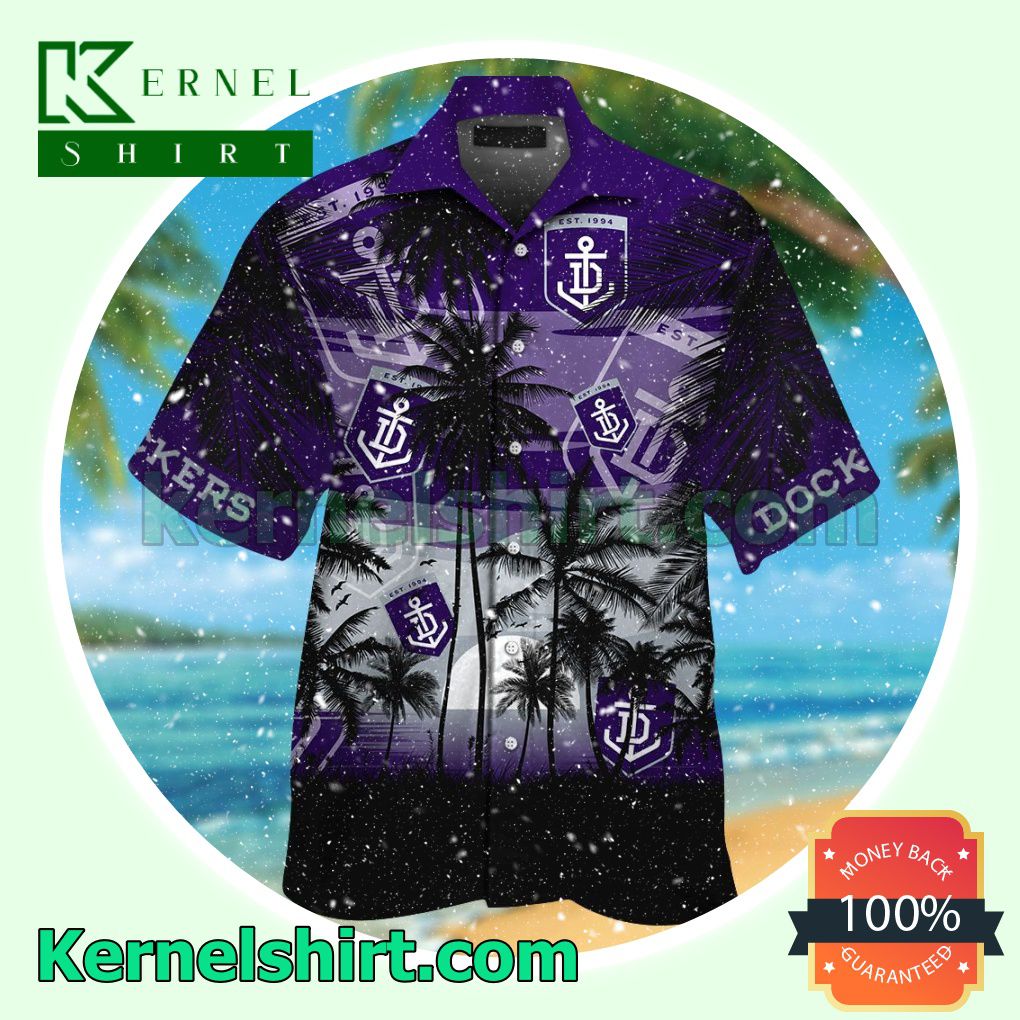 Fremantle Dockers Summer Hawaiian Shirt