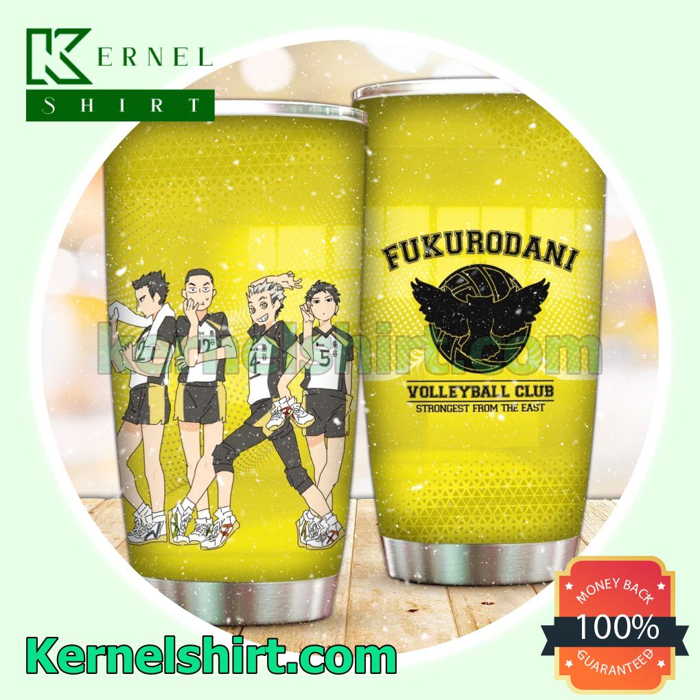 Fukurodani Volleyball Club Strongest From The East Sublimation Tumbler