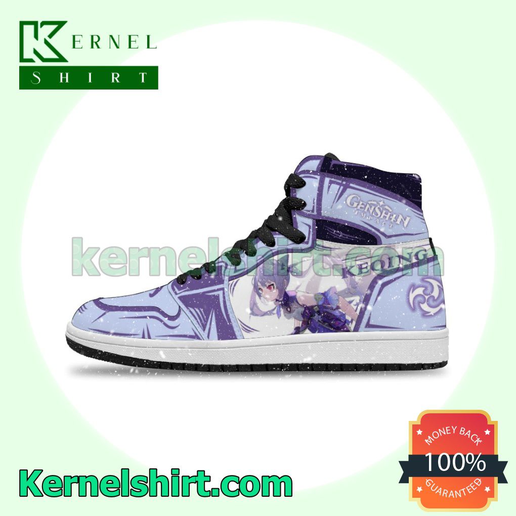Genshin Impact Keqing Gamer Nike Air Jordan 1 Shoes Sneakers
