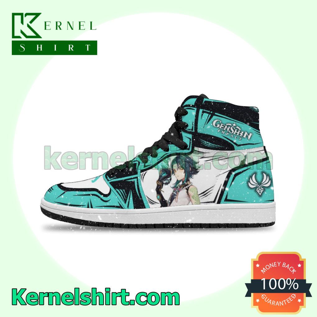 Genshin Impact Xiao Gamer Nike Air Jordan 1 Shoes Sneakers