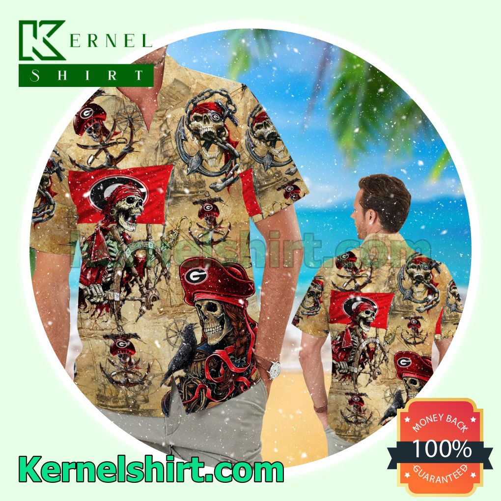 Georgia Bulldogs Pirates Summer Hawaiian Shirt