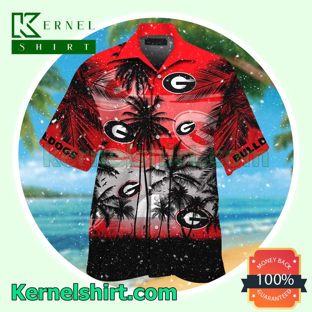 Georgia Bulldogs Tropical Summer Hawaiian Shirt