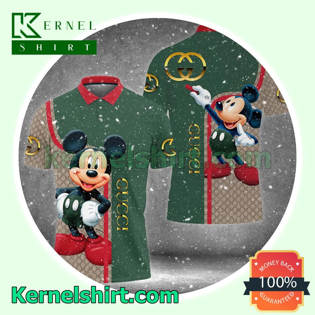 Gucci Mickey Mouse Luxury Golf Polo