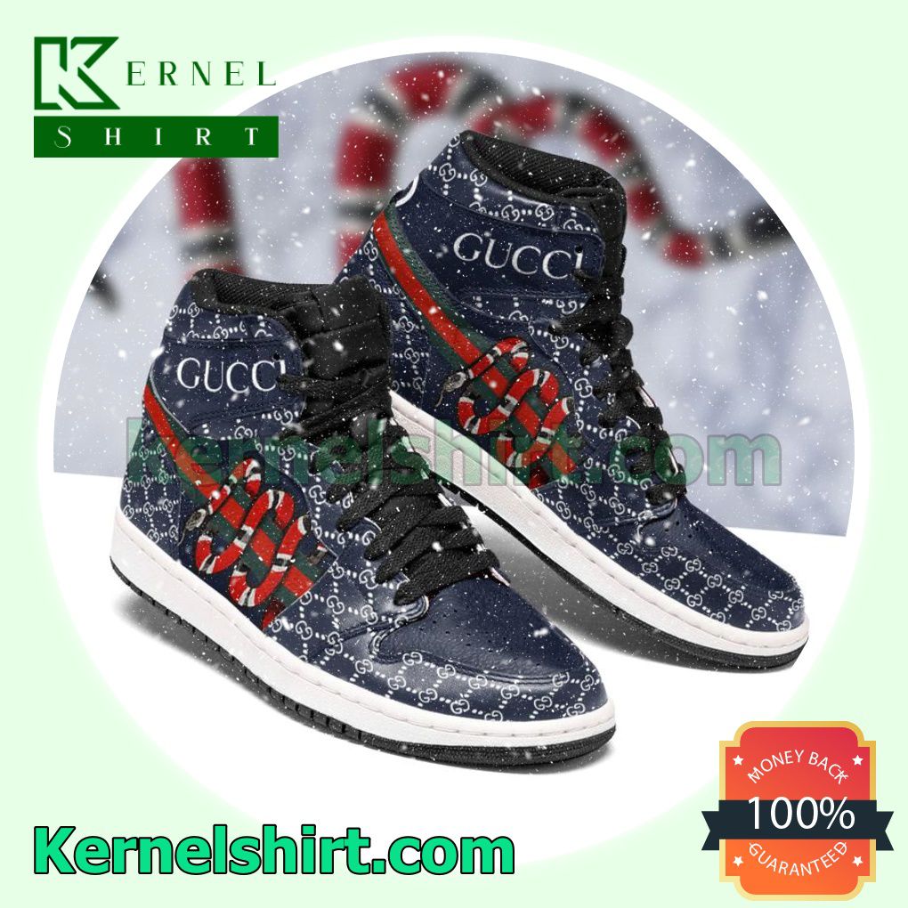 Gucci Snake Blue Nike Air Jordan 1 Shoes Sneakers
