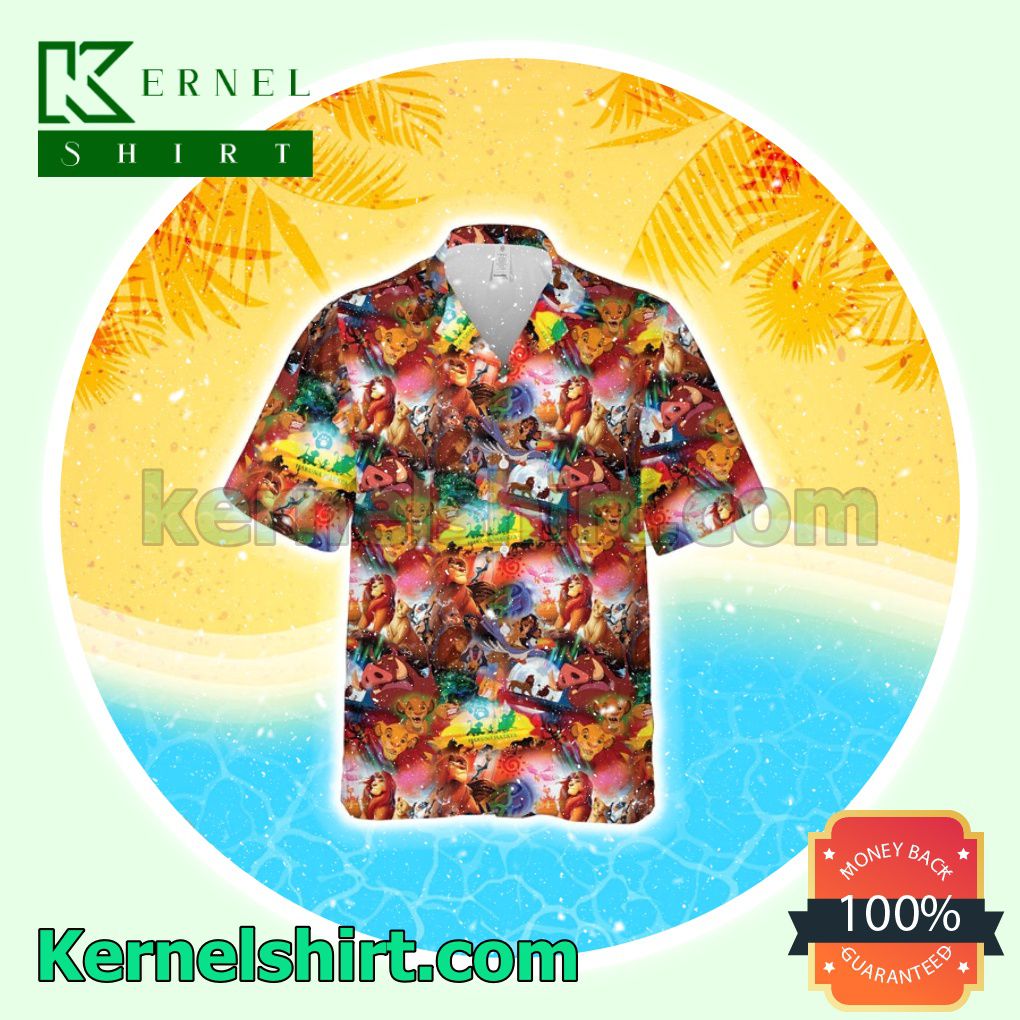 Hakuna Matata The Lion King Aloha Beach Hawaiian Shirt