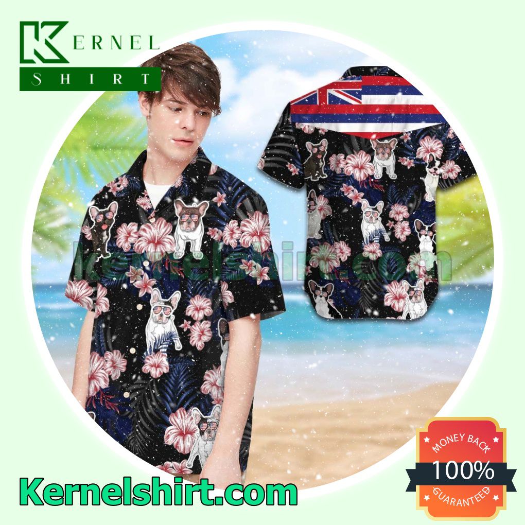 Hawaii French Bulldog Summer Hawaiian Shirt