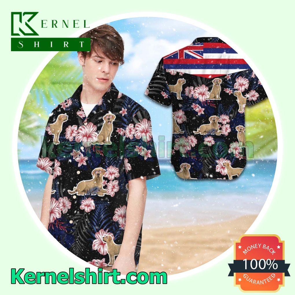 Hawaii Labrador Retriever Summer Hawaiian Shirt