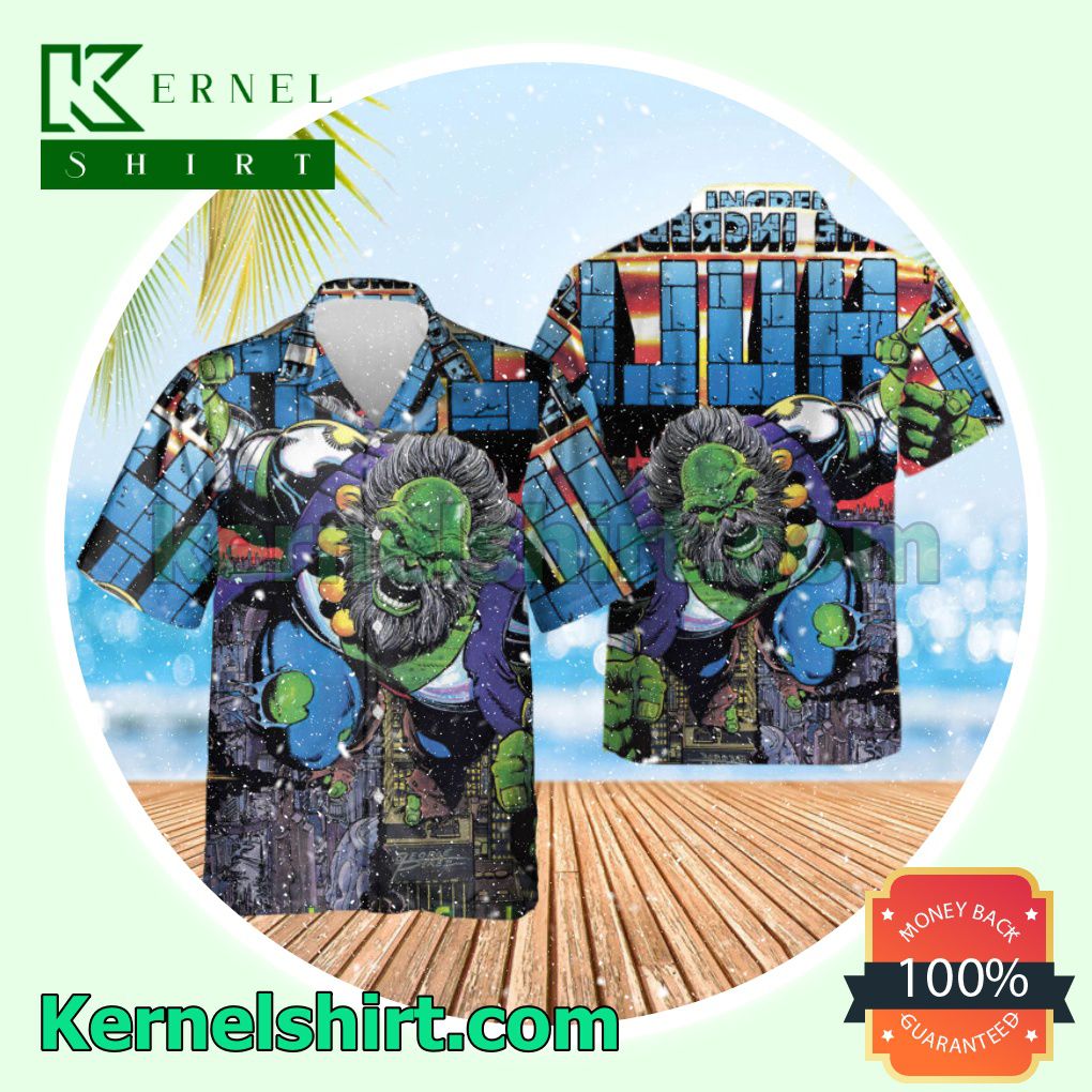 Incredible Hulk Future Imperfect Aloha Beach Hawaiian Shirt