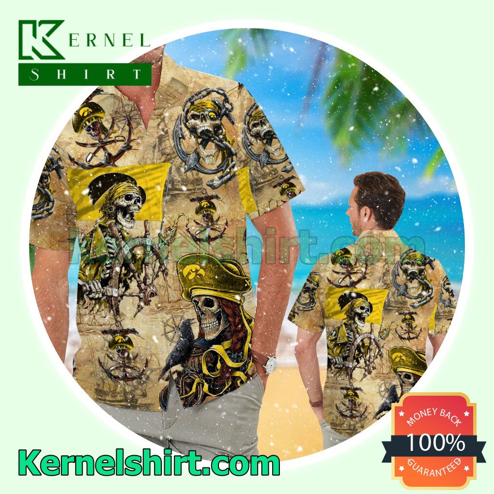 Iowa Hawkeyes Pirates Summer Hawaiian Shirt