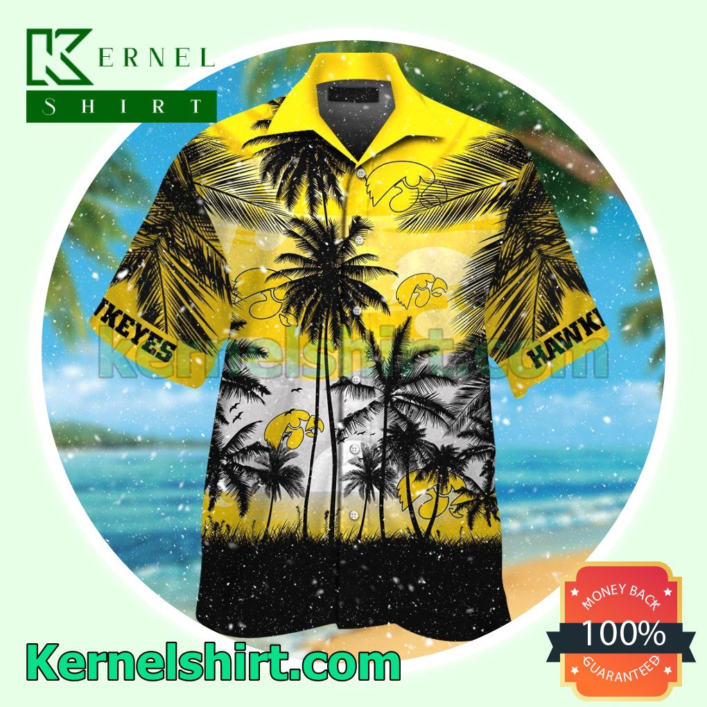 Iowa Hawkeyes Tropical Summer Hawaiian Shirt