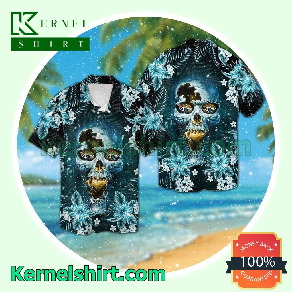 Jacksonville Jaguars Skull Summer Hawaiian Shirt