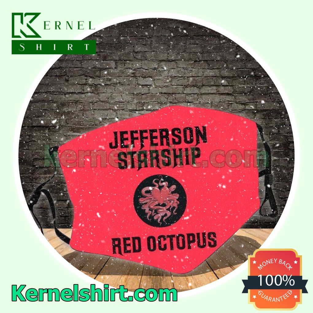 Jefferson Starship Red Octopus Album Cover Washable Mask