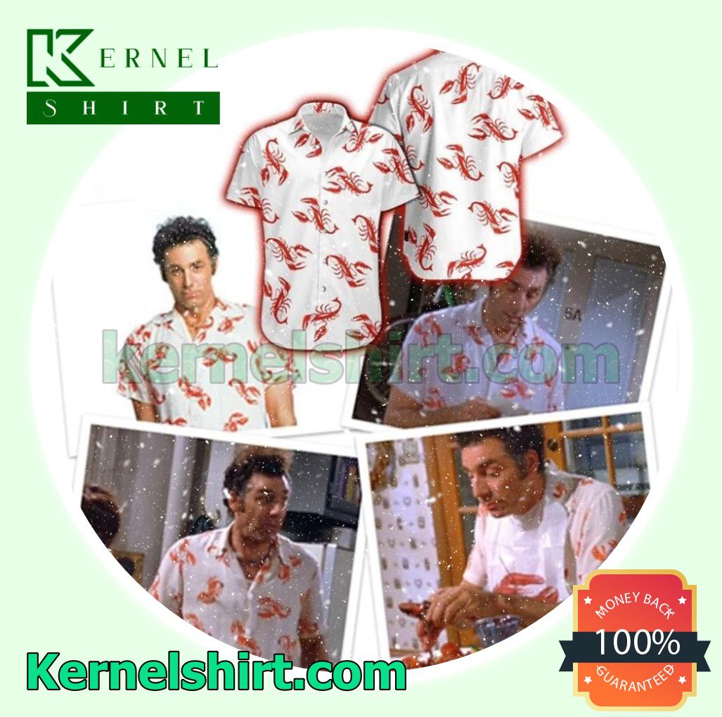 Jerry Seinfeld White Aloha Beach Hawaiian Shirt