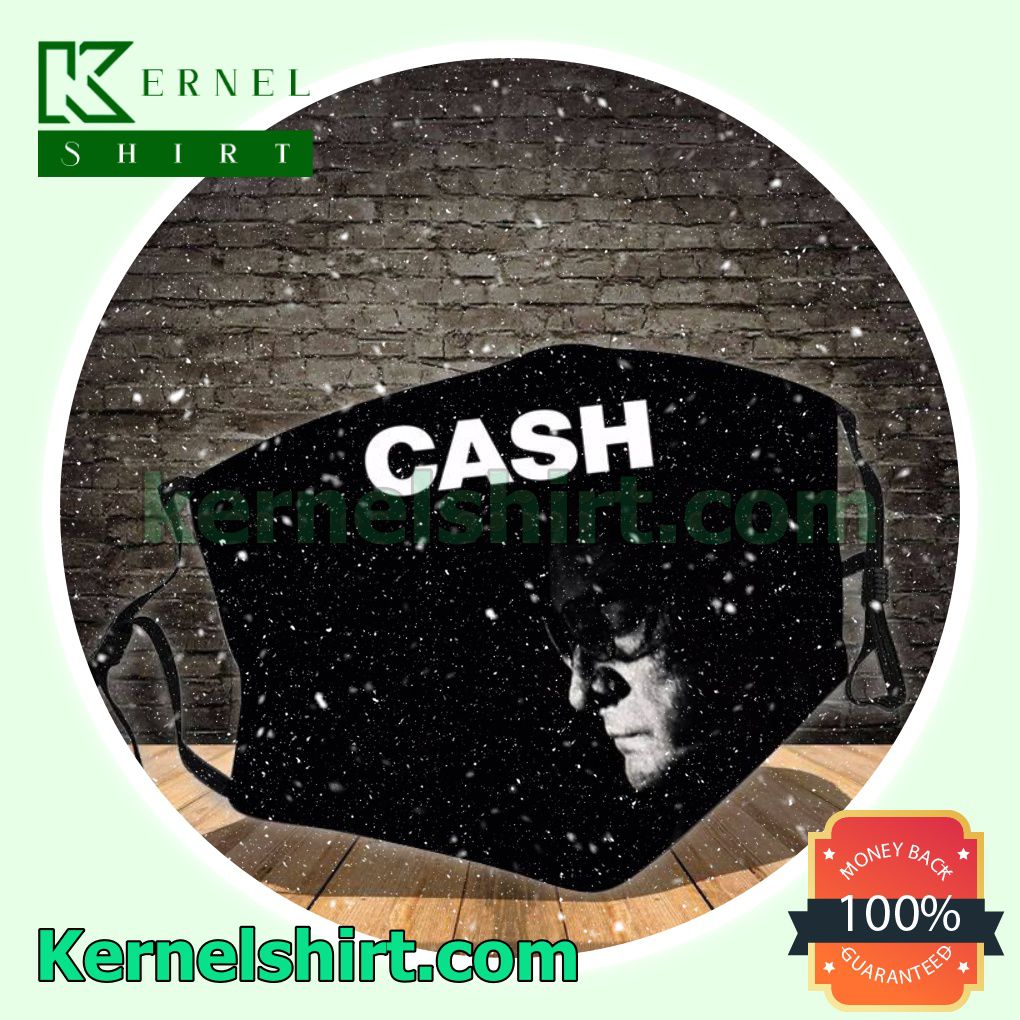 Johnny Cash American IV Album Cover Washable Mask