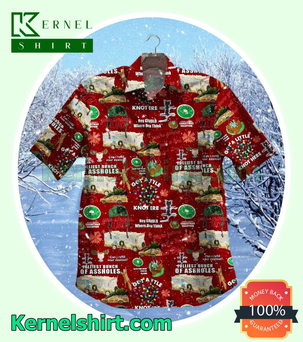 Jolliest Bunch Of Assholes Christmas Vacation Beach Shirts