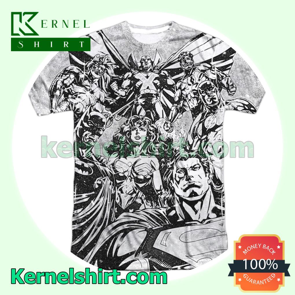 Justice League - Graphic Gathering Birthday Shirts