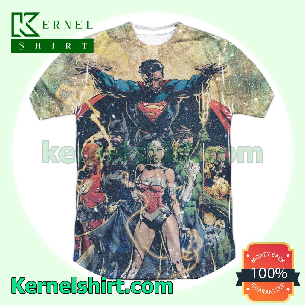 Justice League - Power Birthday Shirts
