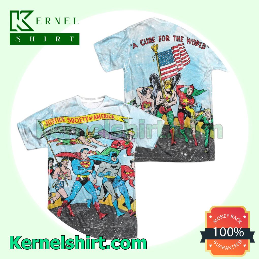 Justice League World Cure Birthday Shirts