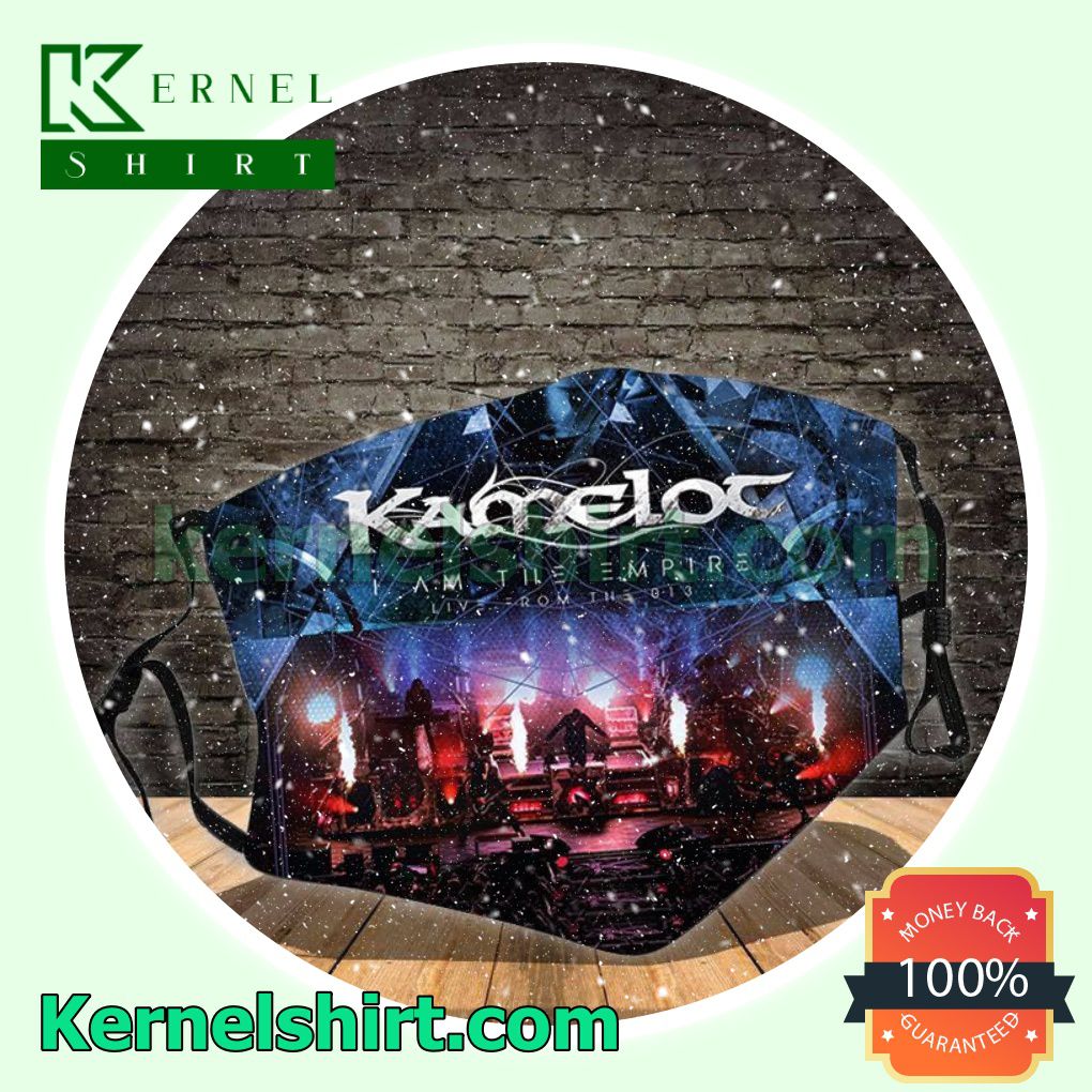 Kamelot I Am The Empire Live From The 013 Album Cover Washable Mask