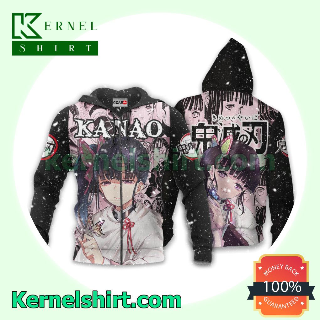 Kanao Tsuyuri Demon Slayer Anime Manga Fans Gift Hoodie Sweatshirt Button Down Shirts